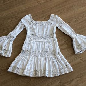 Free People | Cream Lace Dress